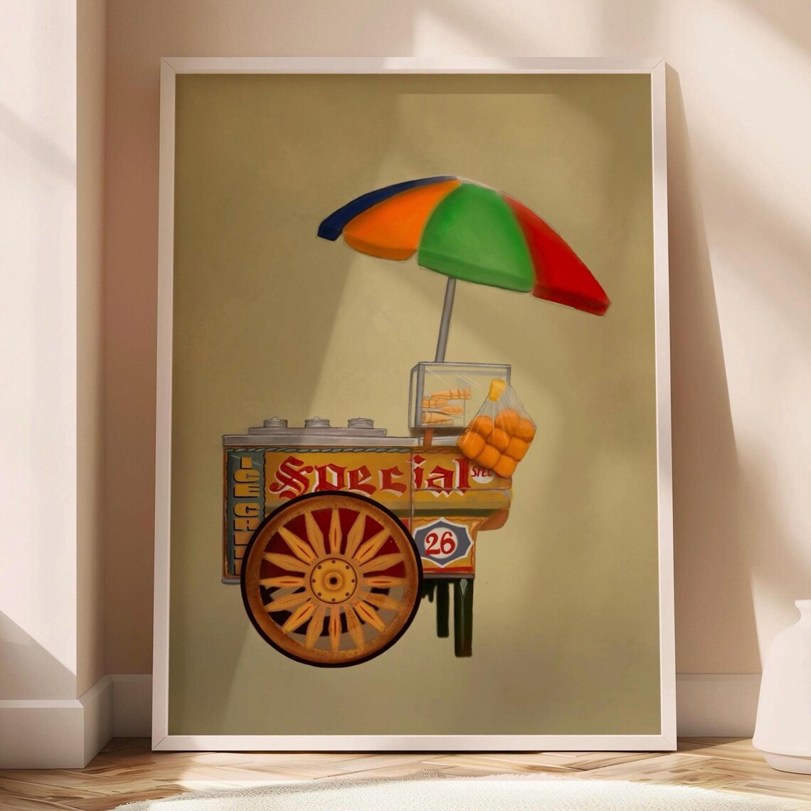Filipino Dirty Ice Cream Sorbetes, Kitchen Wall Art