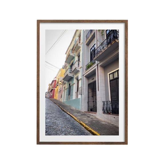 Old San Juan, Pastel Colonial Architecture