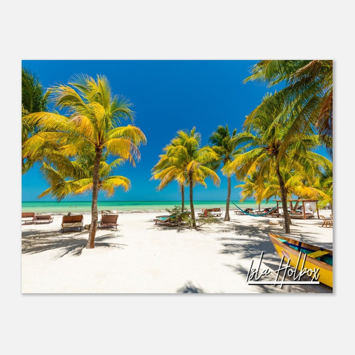 Isla Holbox Beach Print Coastal Mexico Travel Photography