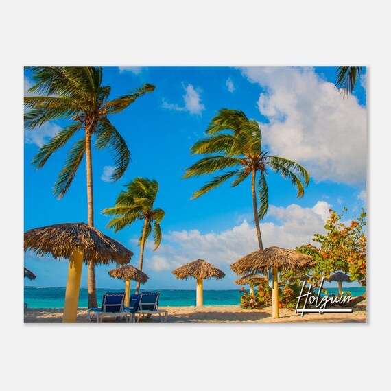 Holguin Print Tropical Sunset Palm Trees Wall Art