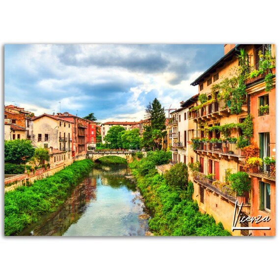 Vicenza Italy Travel Poster, Photography Wall Art