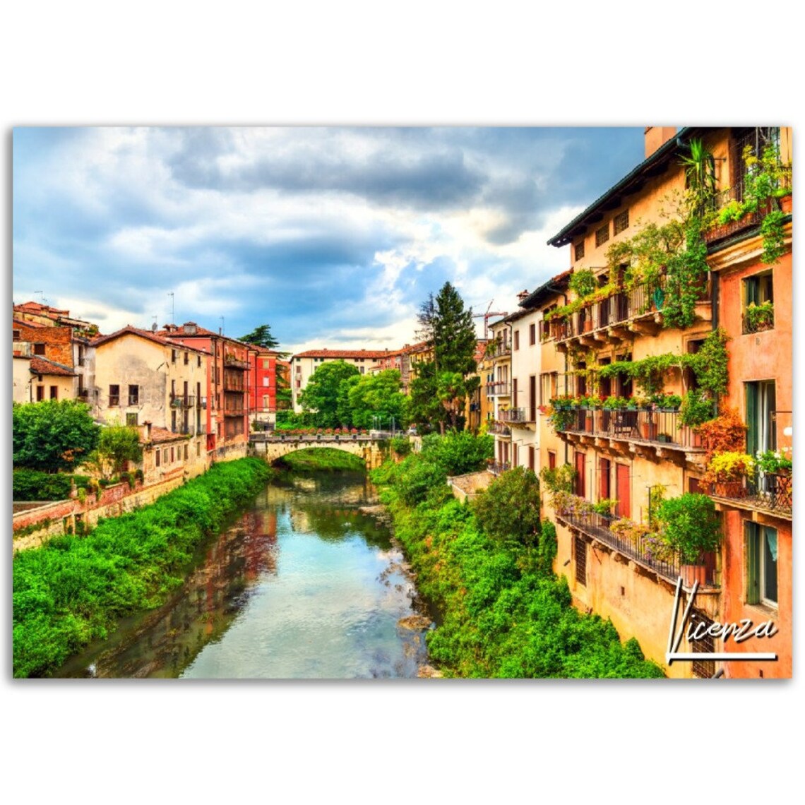 Vicenza Italy Travel Poster, Photography Wall Art