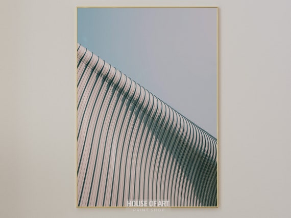 Architecture Print Artistic Photography Abstract Art Minimalist Wall Art Street Photography Blue Gallery Wall Print Wall Art