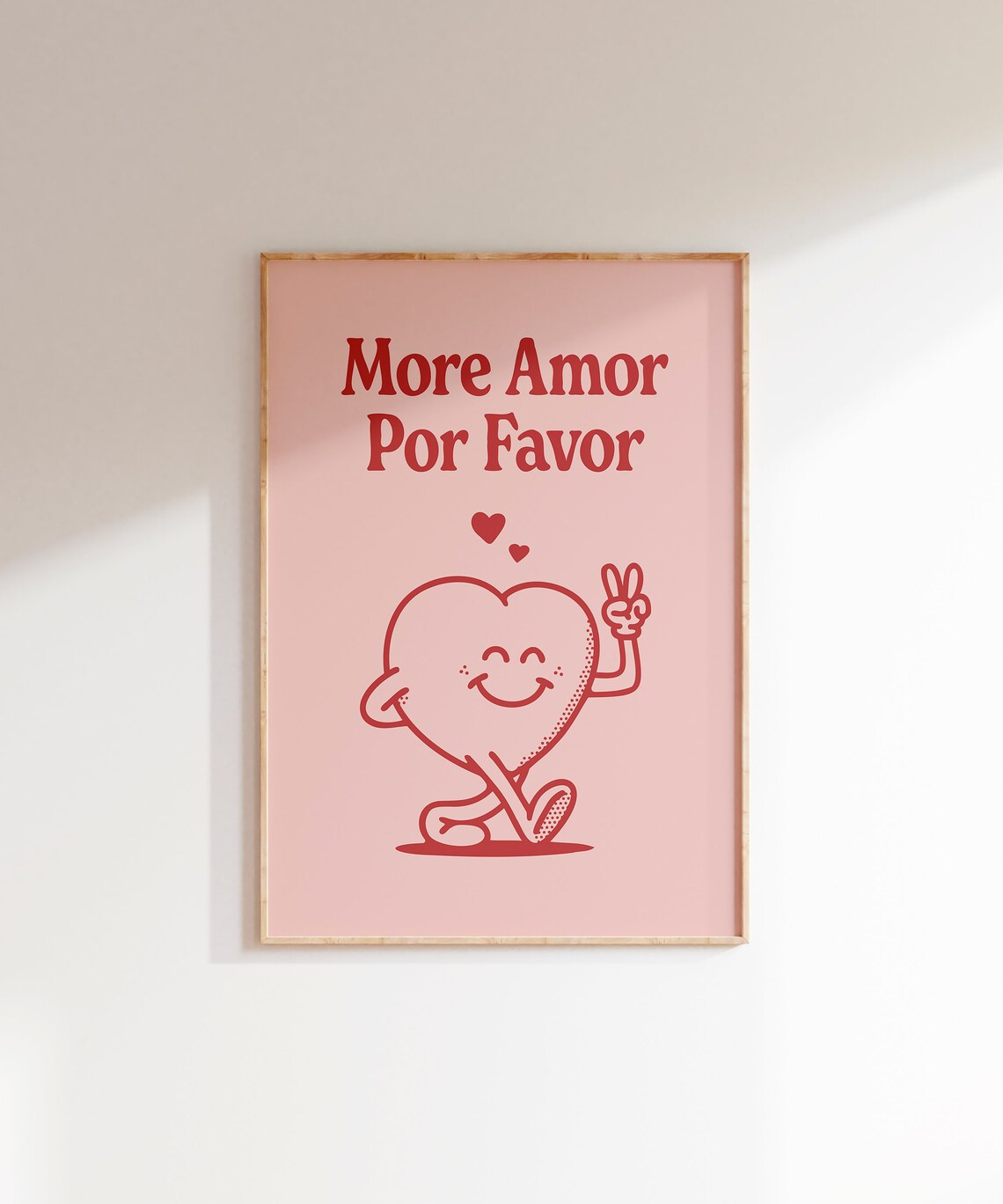 Love 70s Retro Art Print, Groovy Valentine Decor - Image 5