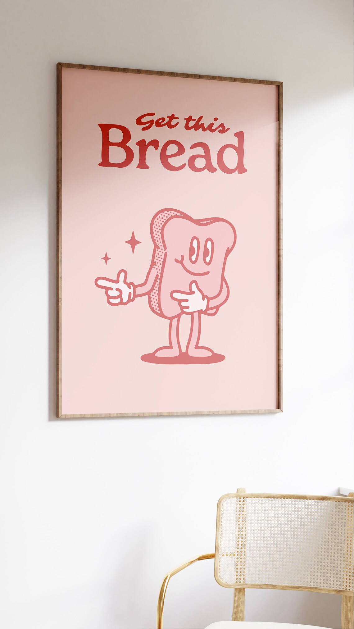 Get This Bread Retro Kitchen Wall Art Print - Image 2