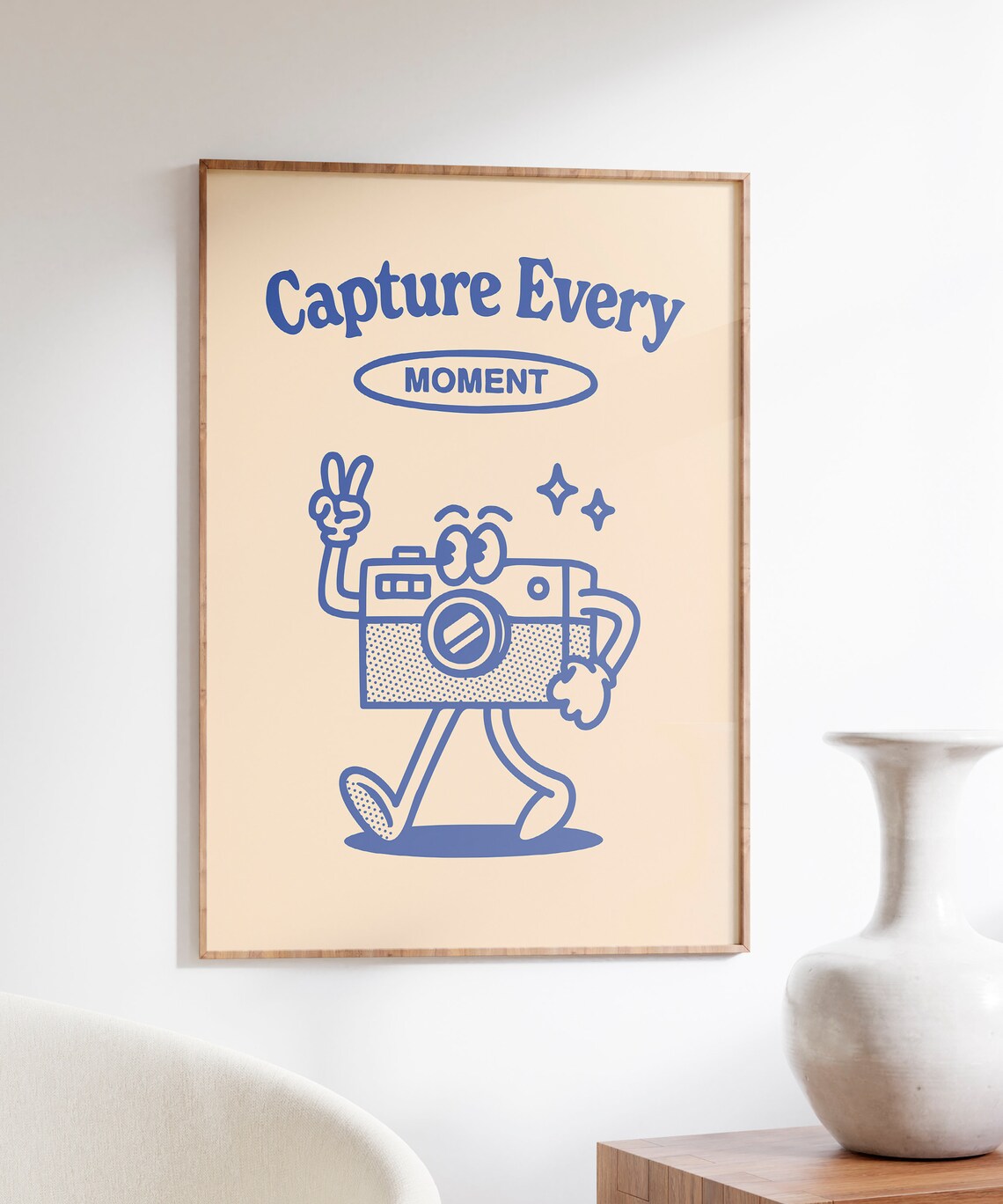 Retro Camera Print, Vintage Photography Quote Poster - Image 4