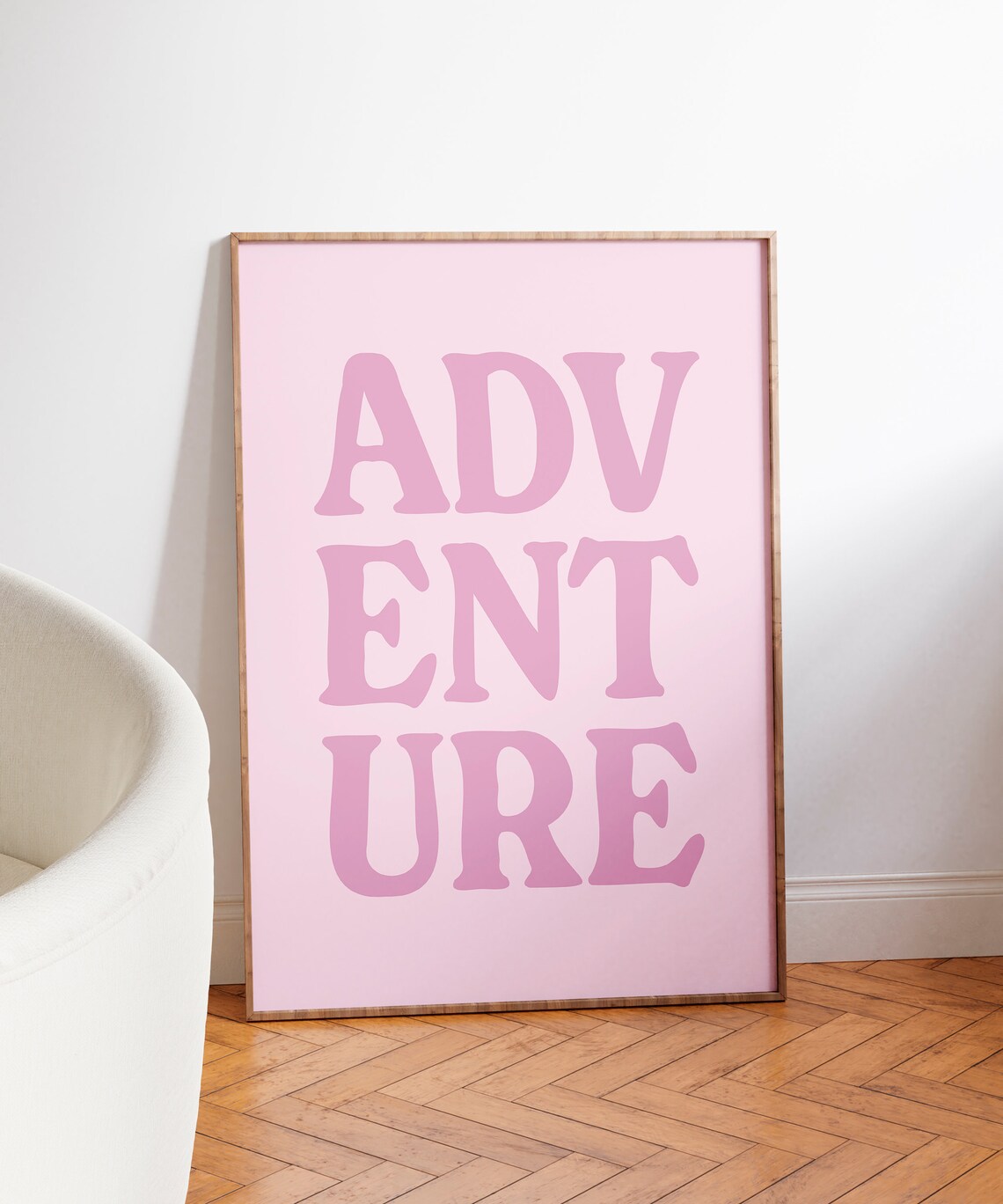 Adventure Quote Retro Typography Art Print - Image 3