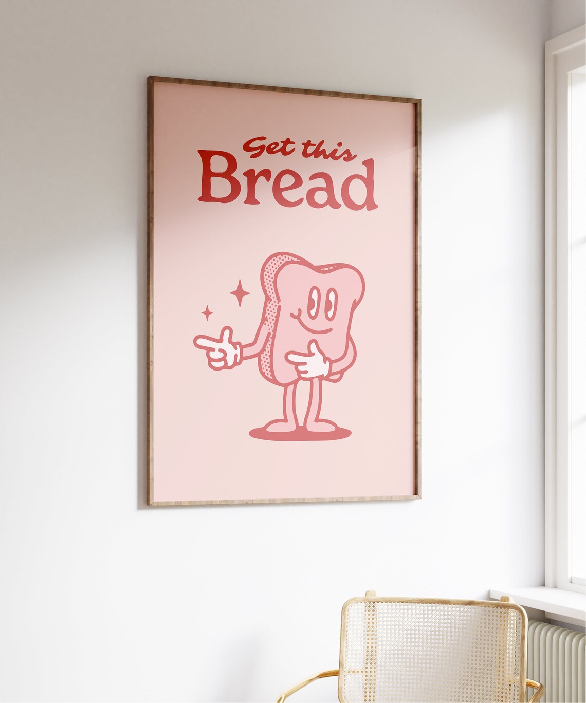 Get This Bread Retro Kitchen Wall Art Print - Image 5