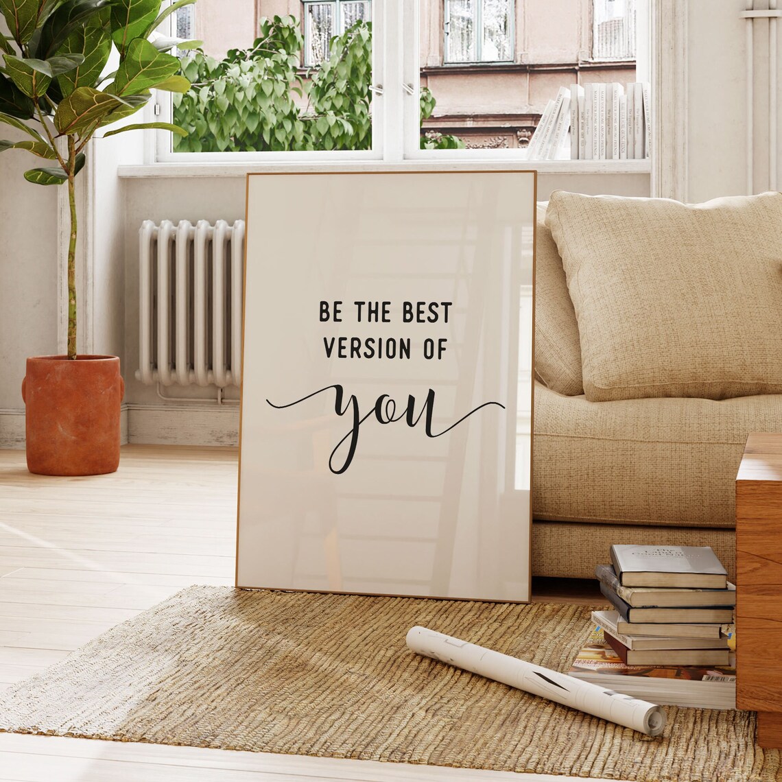 Be The Best Version Of You Quote Poster Print - Image 3