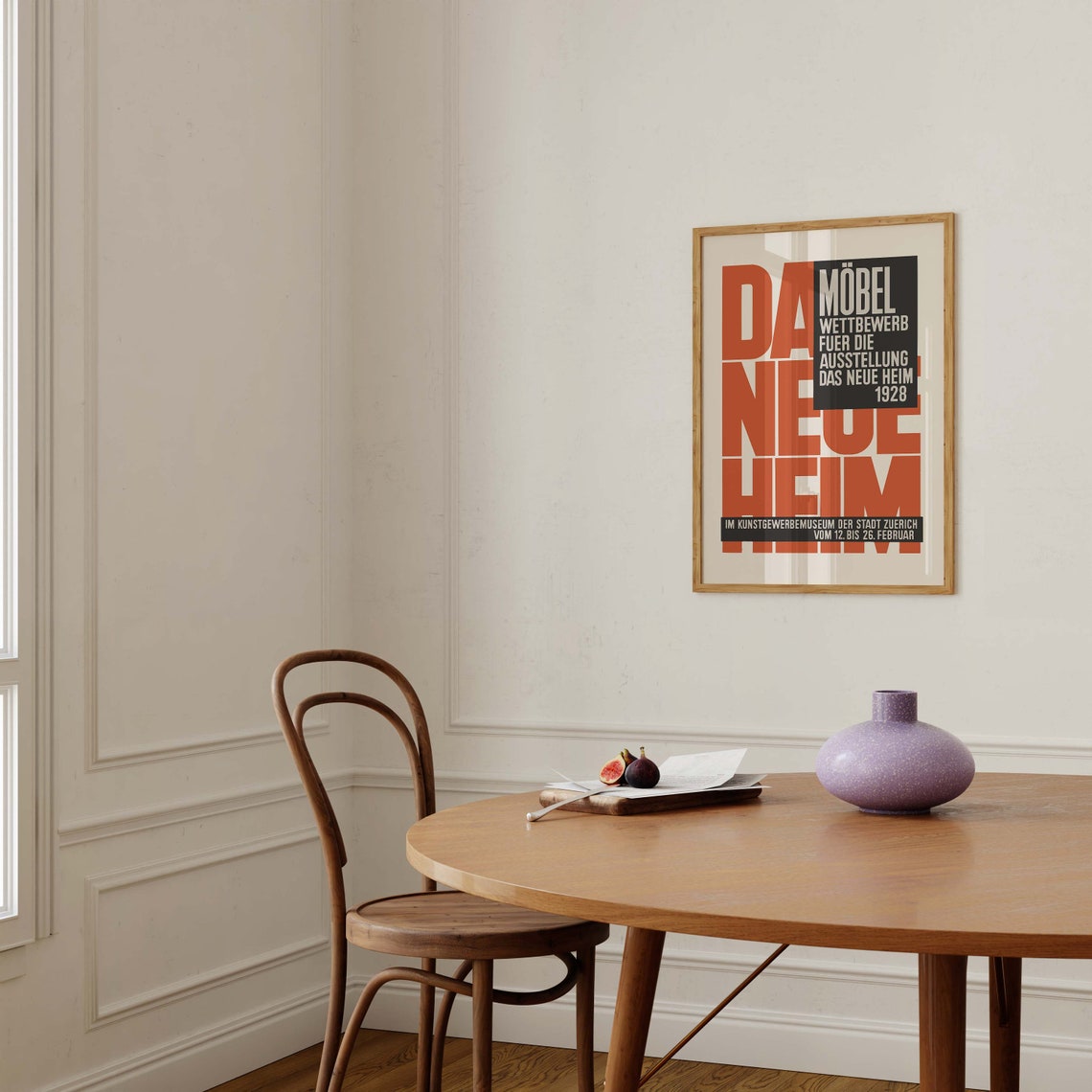 Das Neue Heim 1928 Zurich Swiss Exhibition Typography Design Poster - Image 3