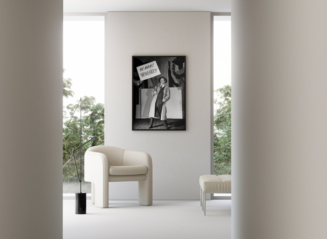 We Want Whiskey Vintage Prohibition Art Print - Image 3