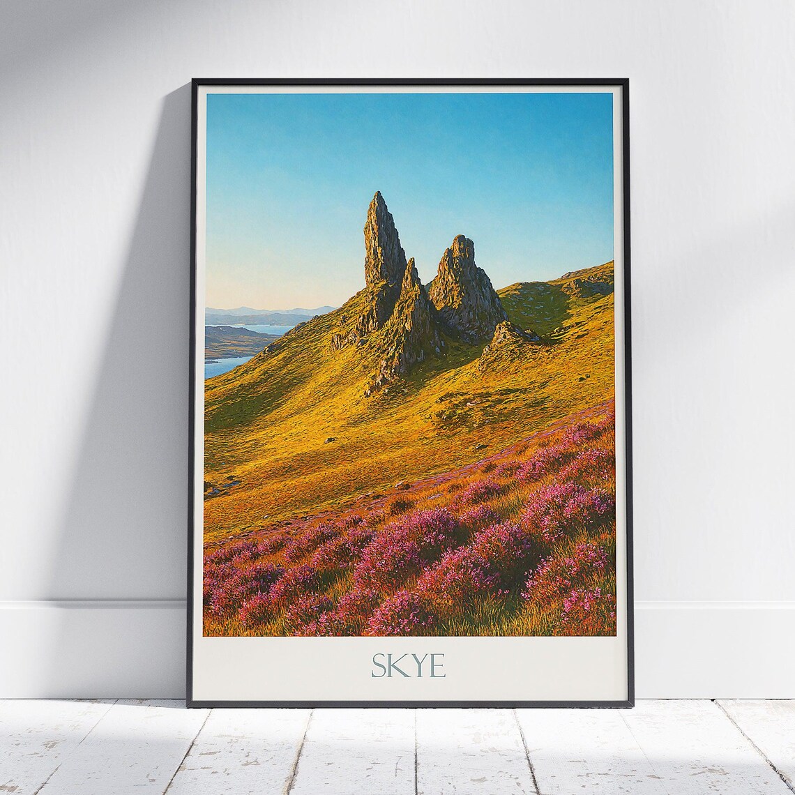 Old Man of Storr Isle of Skye Rock Pinnacles Travel Art Poster