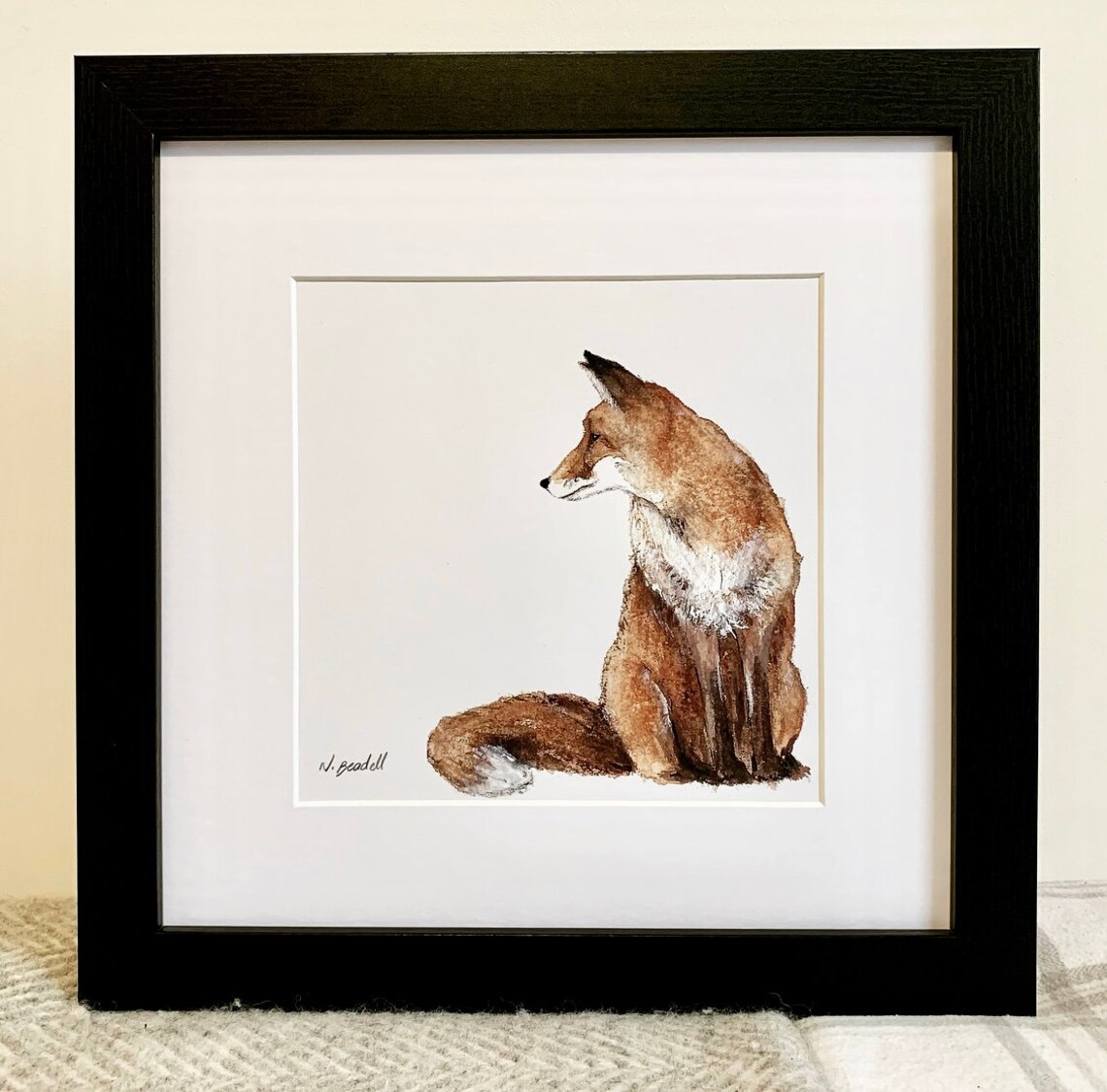 Fox Art Print, Wildlife Animal Poster