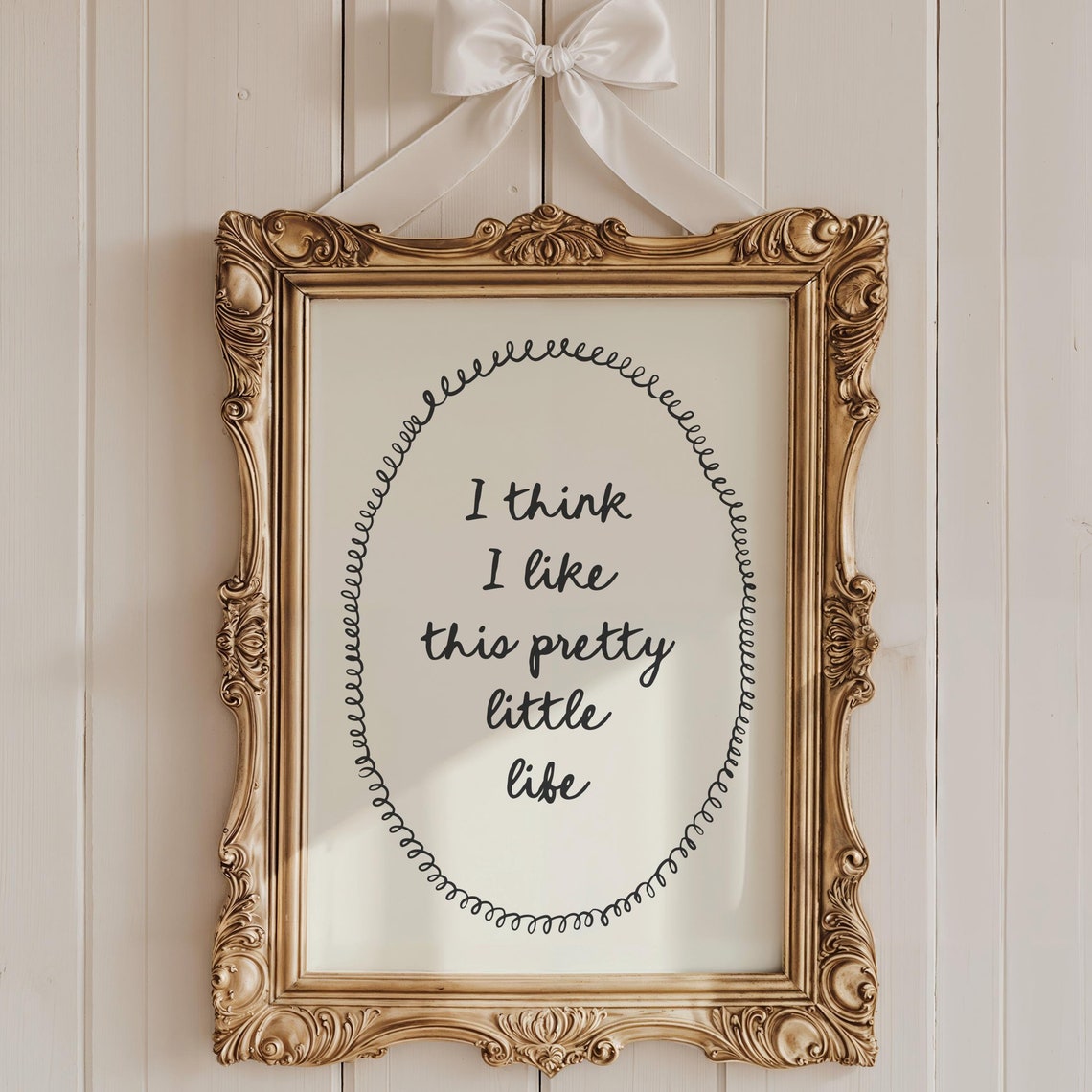 I Think I Like This Pretty Little Life Quote Wall Art Print Poster - Image 3
