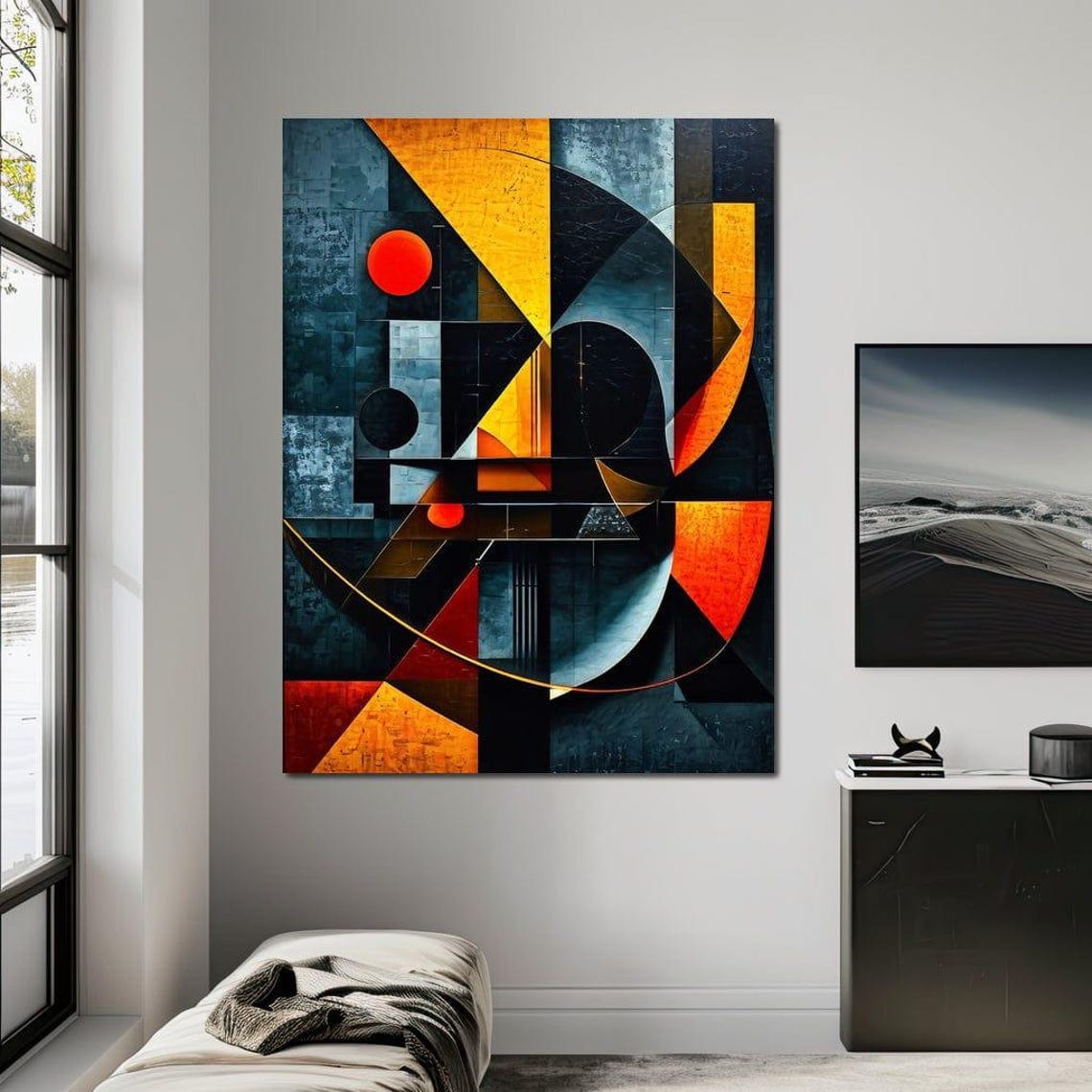 Colorful Modern Abstract Art - Image 2