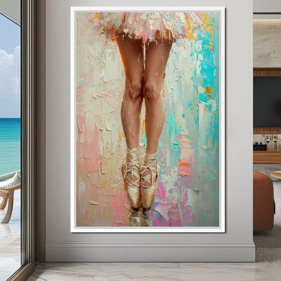 Ballerina Reverie - Graceful Ballet Art