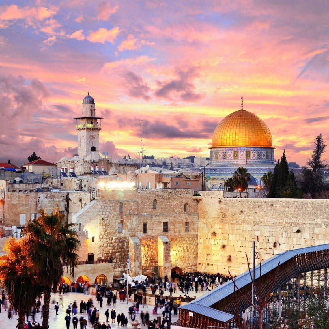 Jerusalem Temple Mount, City View Art Print - Image 2