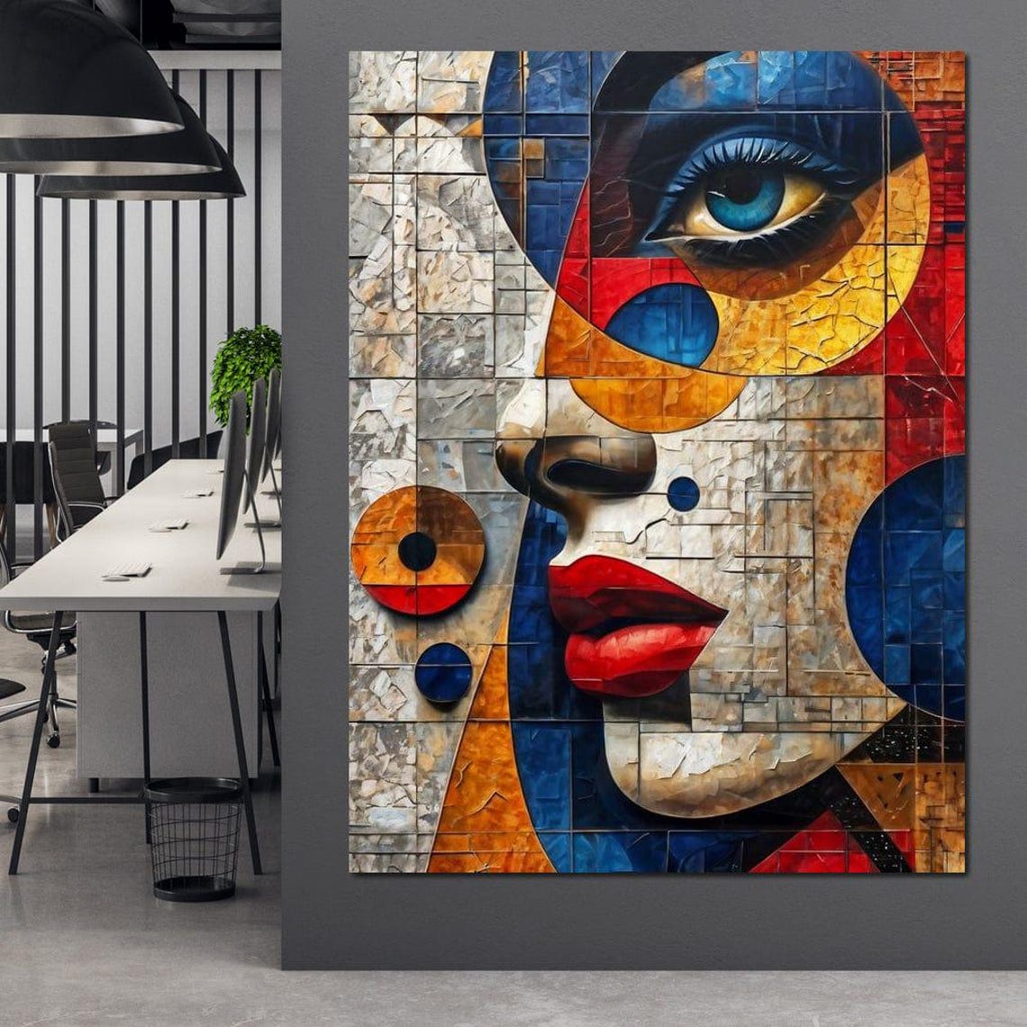 Colorful Modern Abstract Art 042 - Image 2