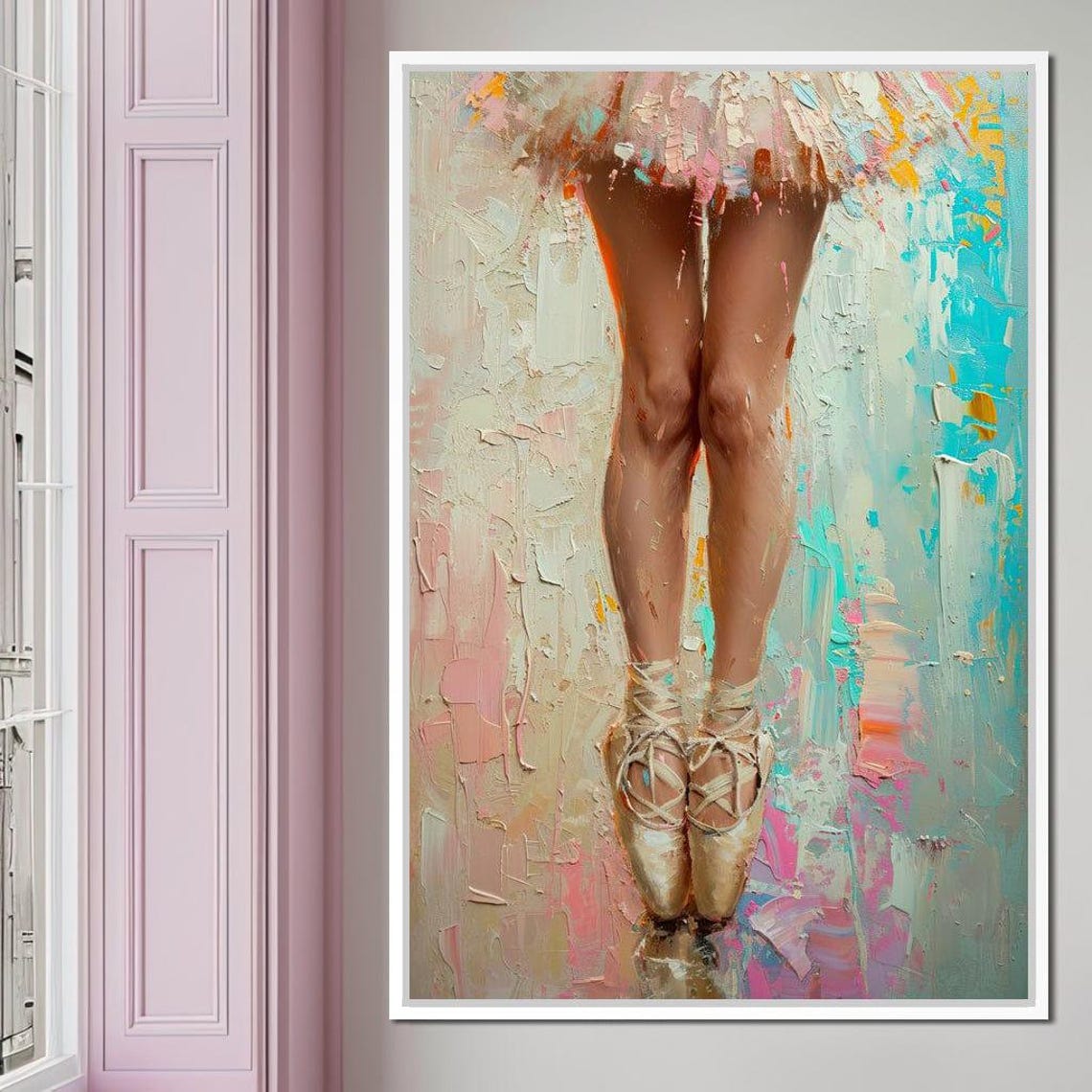 Ballerina Reverie - Graceful Ballet Art - Image 3