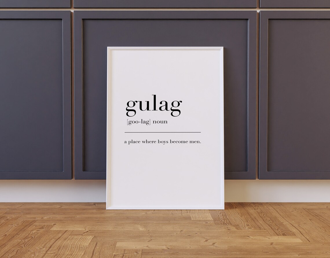 Gulag Gulag Print Gulag Poster Gulag Definition Gulag Wall Decor Gamer Definition Print Gulag Quote Gulag Wall Art - Image 2