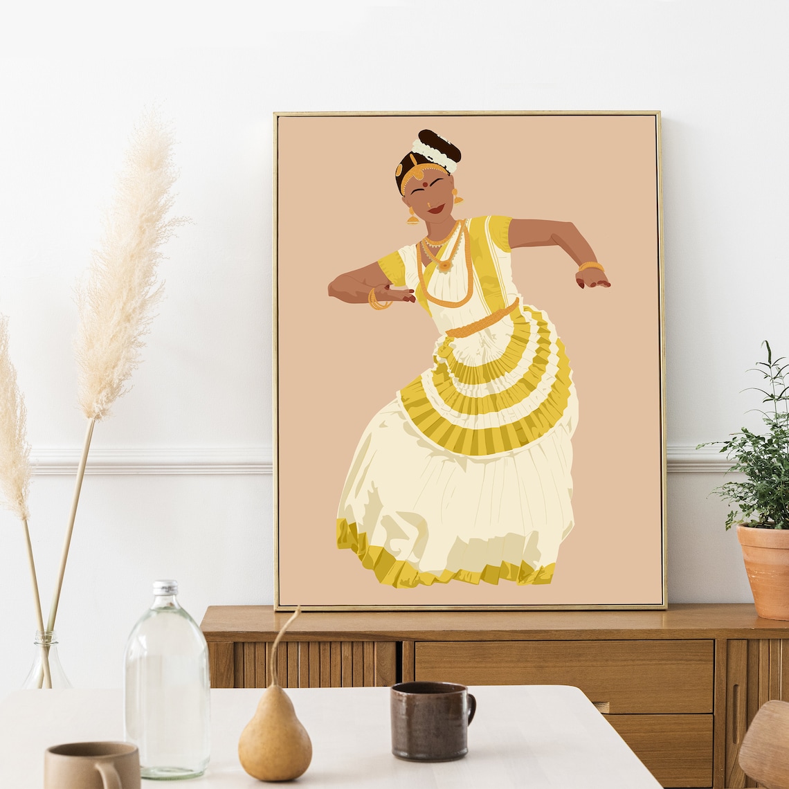 Mohiniyattam Poster, Indian Classical Dance Art Print - Image 2
