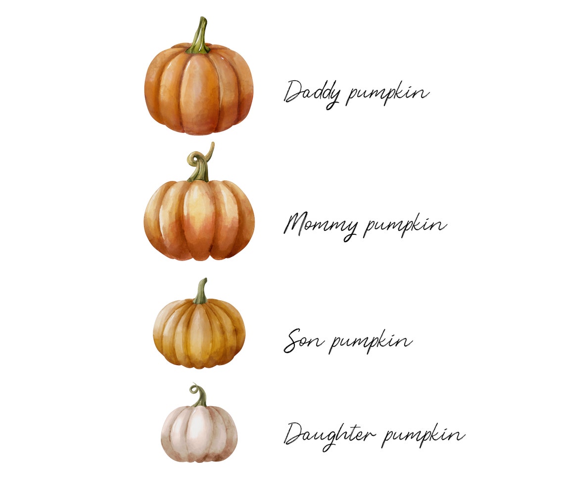 Personalized Pumpkin Patch Family Custom Name Fall Decor Poster - Image 2