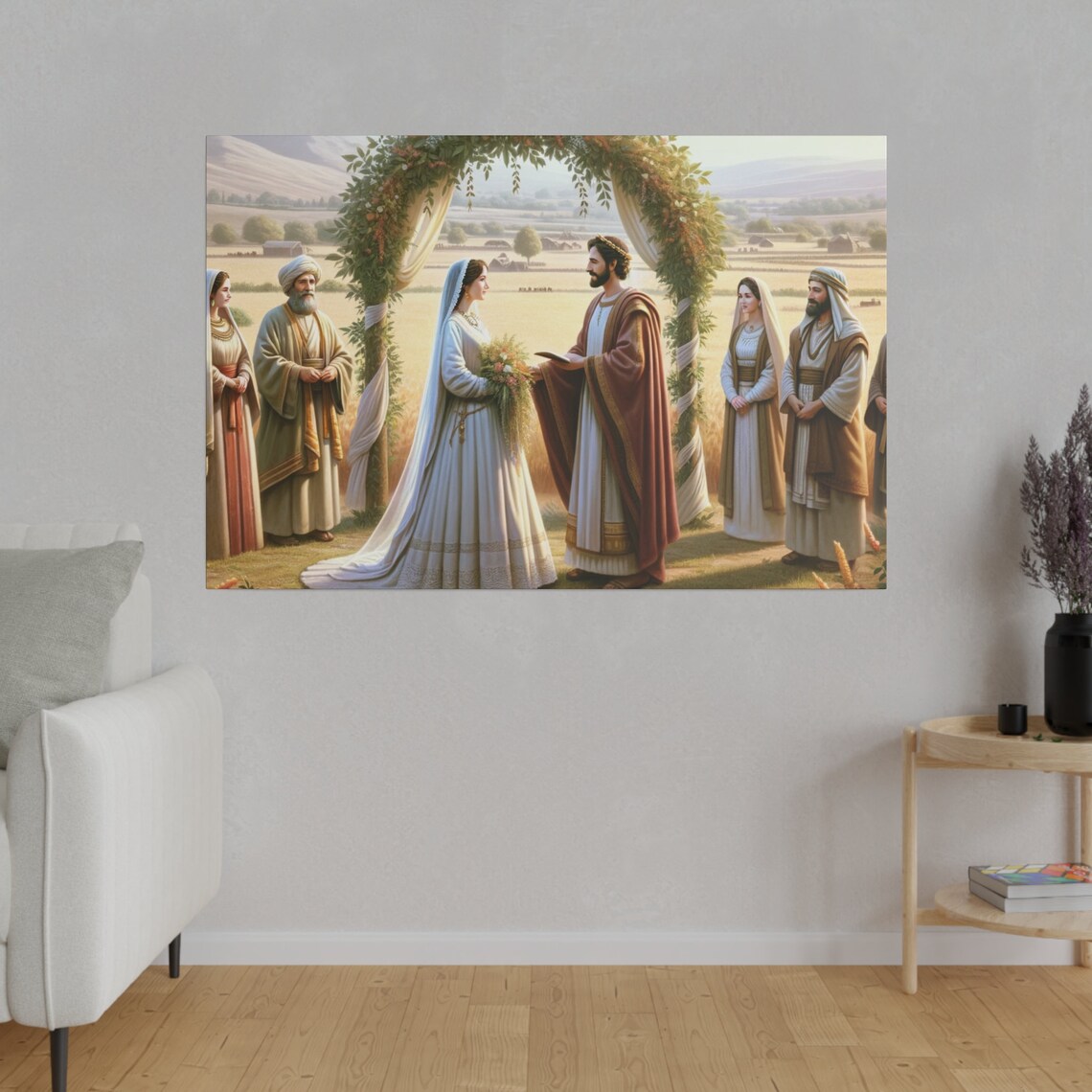 The Story Of Ruth: Ruth Marries Boaz Art Print - Image 4