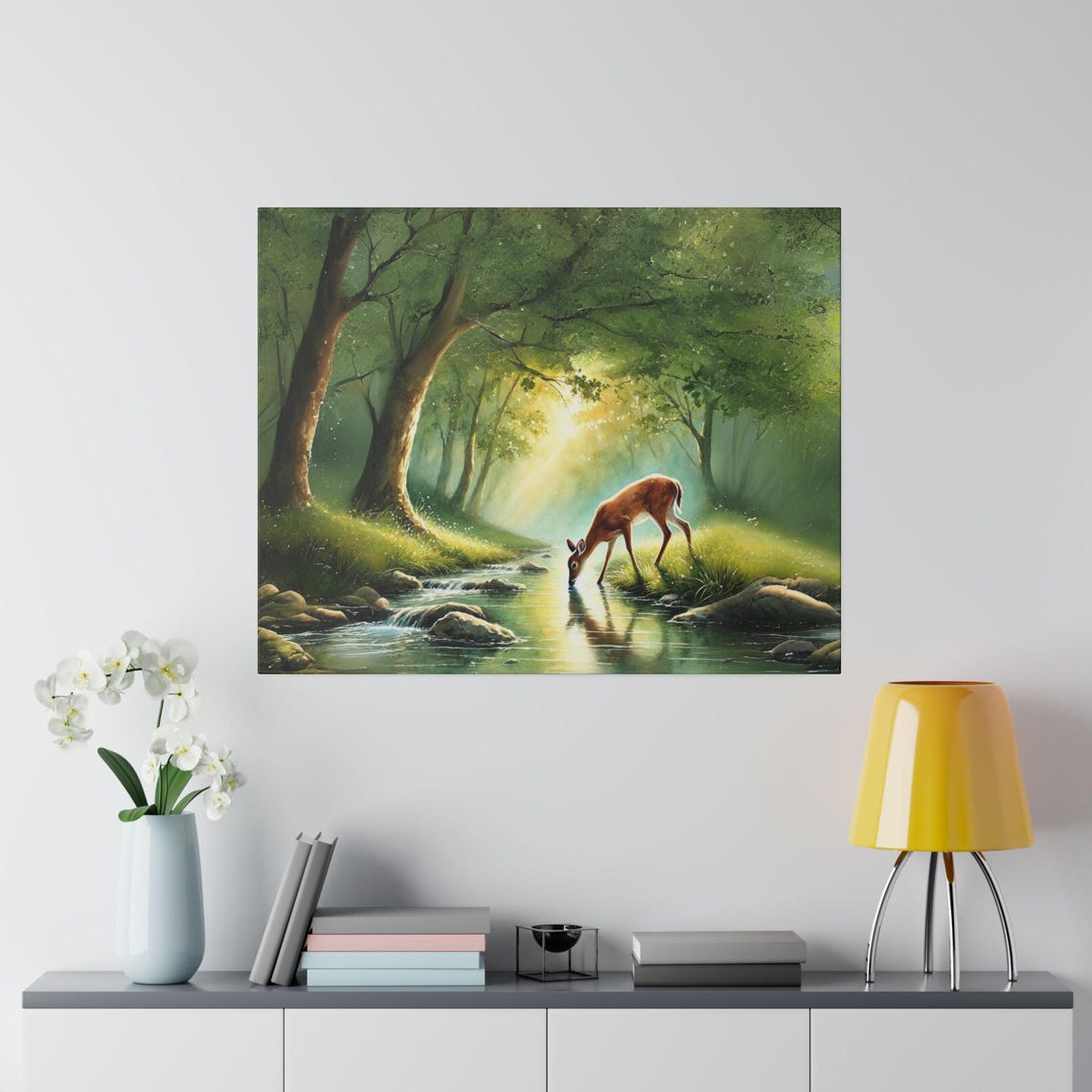 Psalms 42 As The Deer Matte Print Christian Artwork From Bible Verse Fast Shipping - Image 3