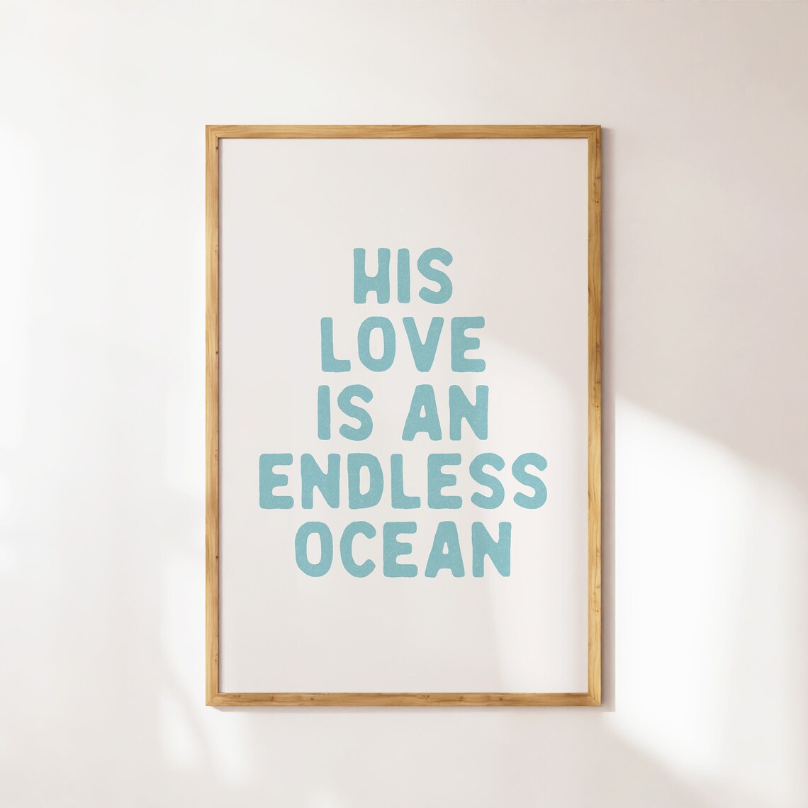 Christian Beachy Bible Verse Quote Poster - Image 3