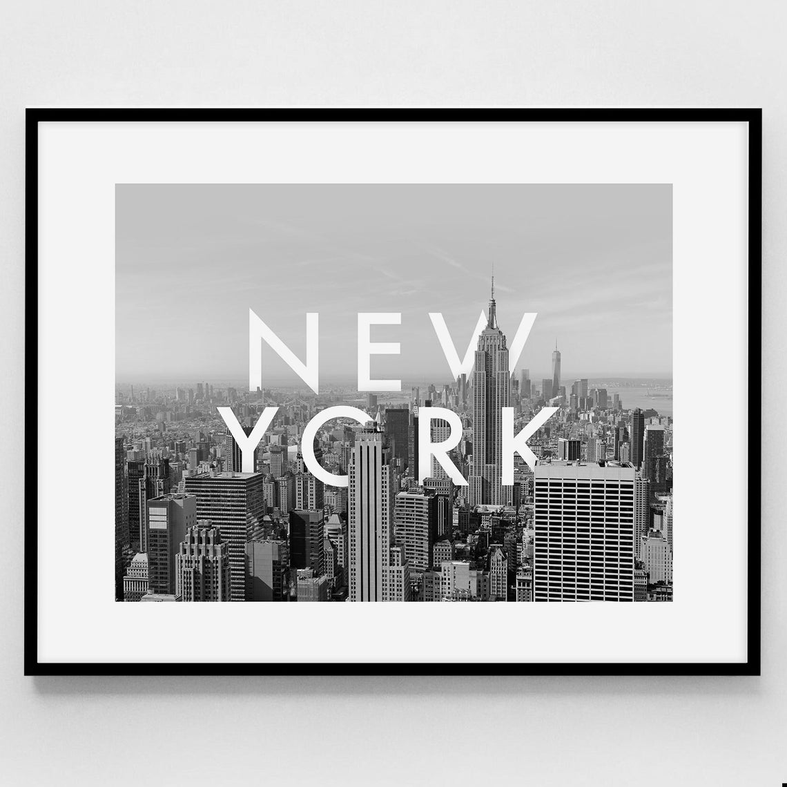 New York City Skyline, Modern Wall Art - Image 2