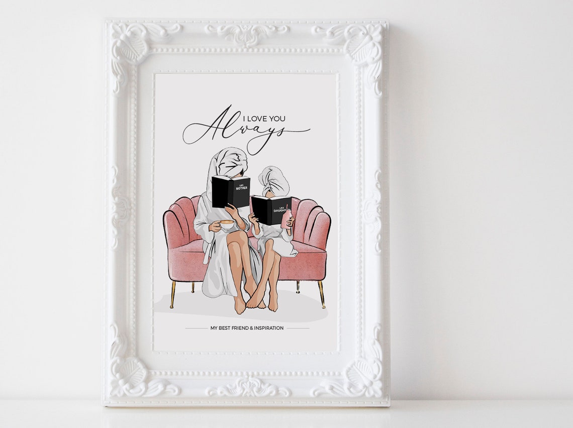 Like Mother Like Daughter Personalized Mothers Day Gift Wall Art - Image 3