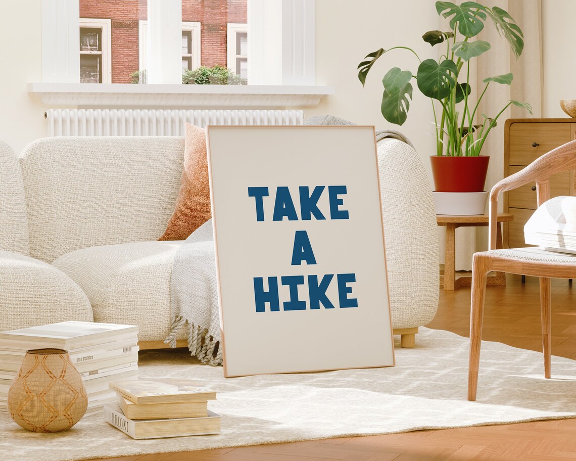 Take A Hike Print, Cottage Kids Room Decor - Image 2