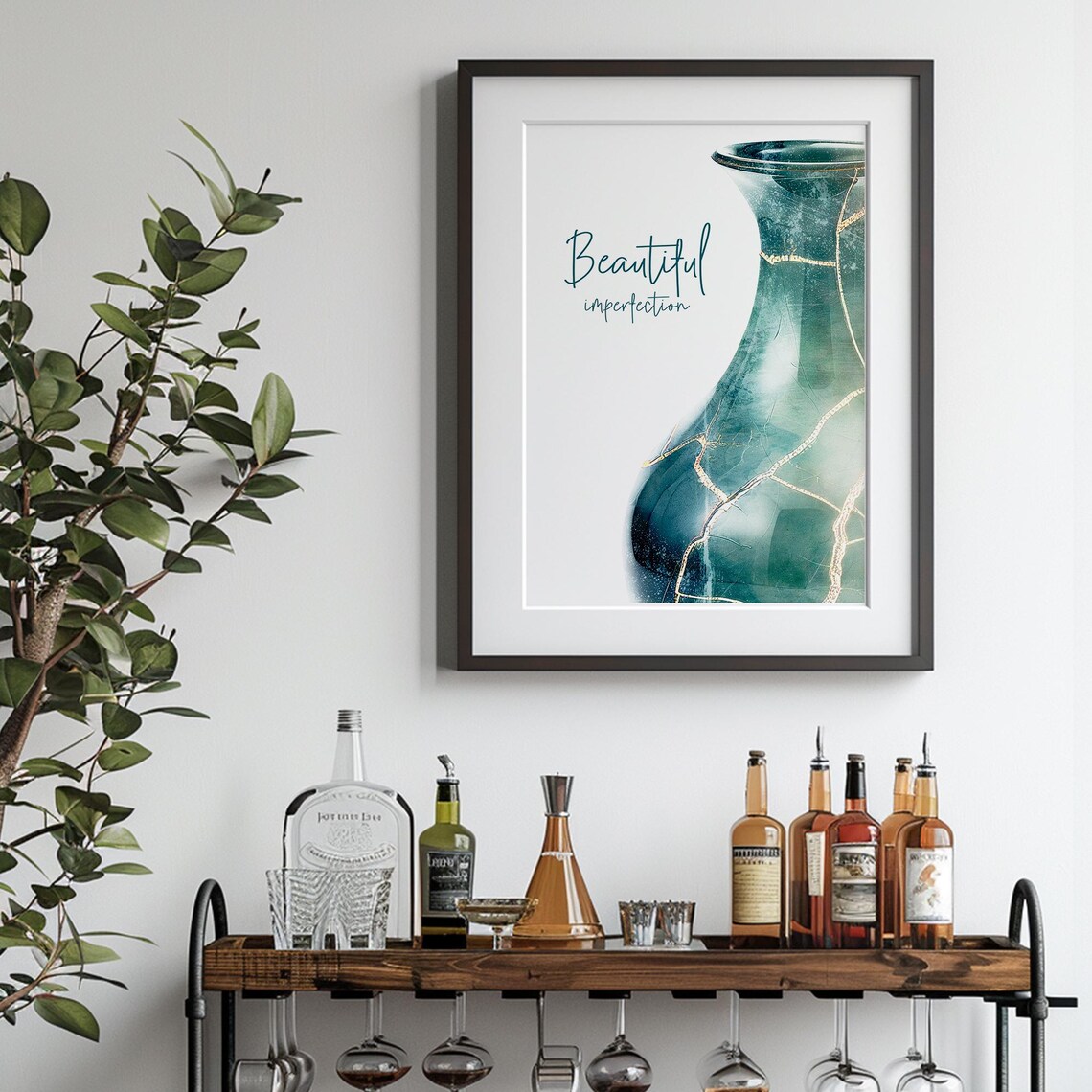 Beautiful Imperfection Kintsugi Vase Art Print, Japan - Image 4