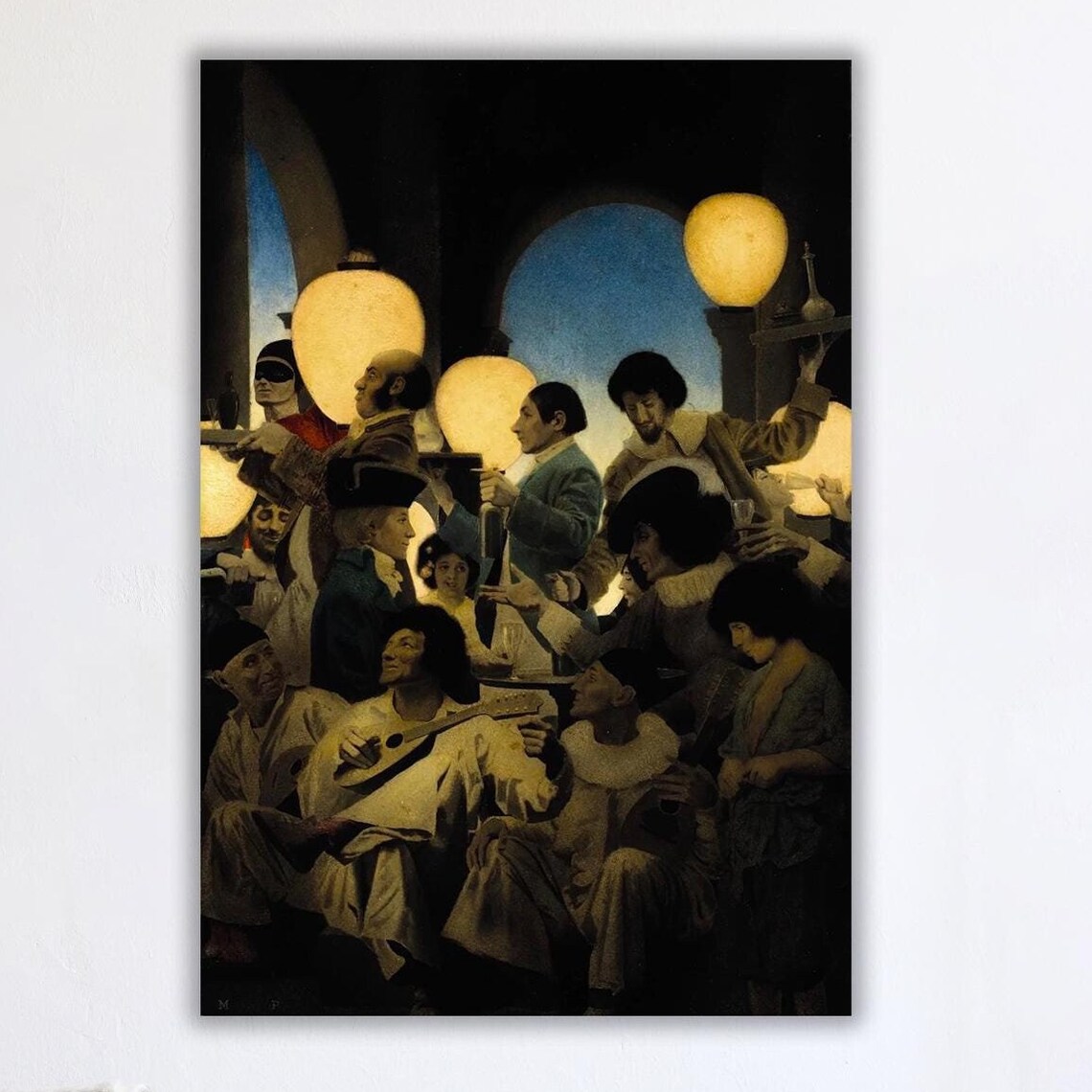 Maxfield Parrish Venetian Night Art Print