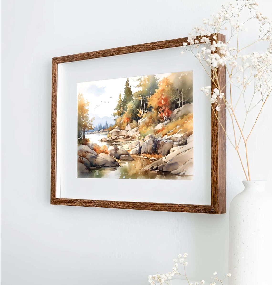 Acadia National Park Watercolor Print, Travel Poster - Image 3