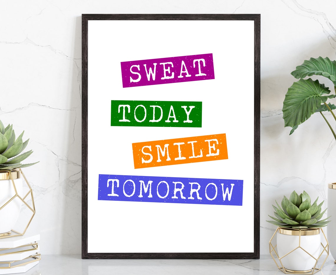 Gym Wall Art Gym Poster Gym Prints Gym Dcor Home Gym Home Gym Dcor Home Gym Poster Inspired Poster Fitness Dcor Motivation Art