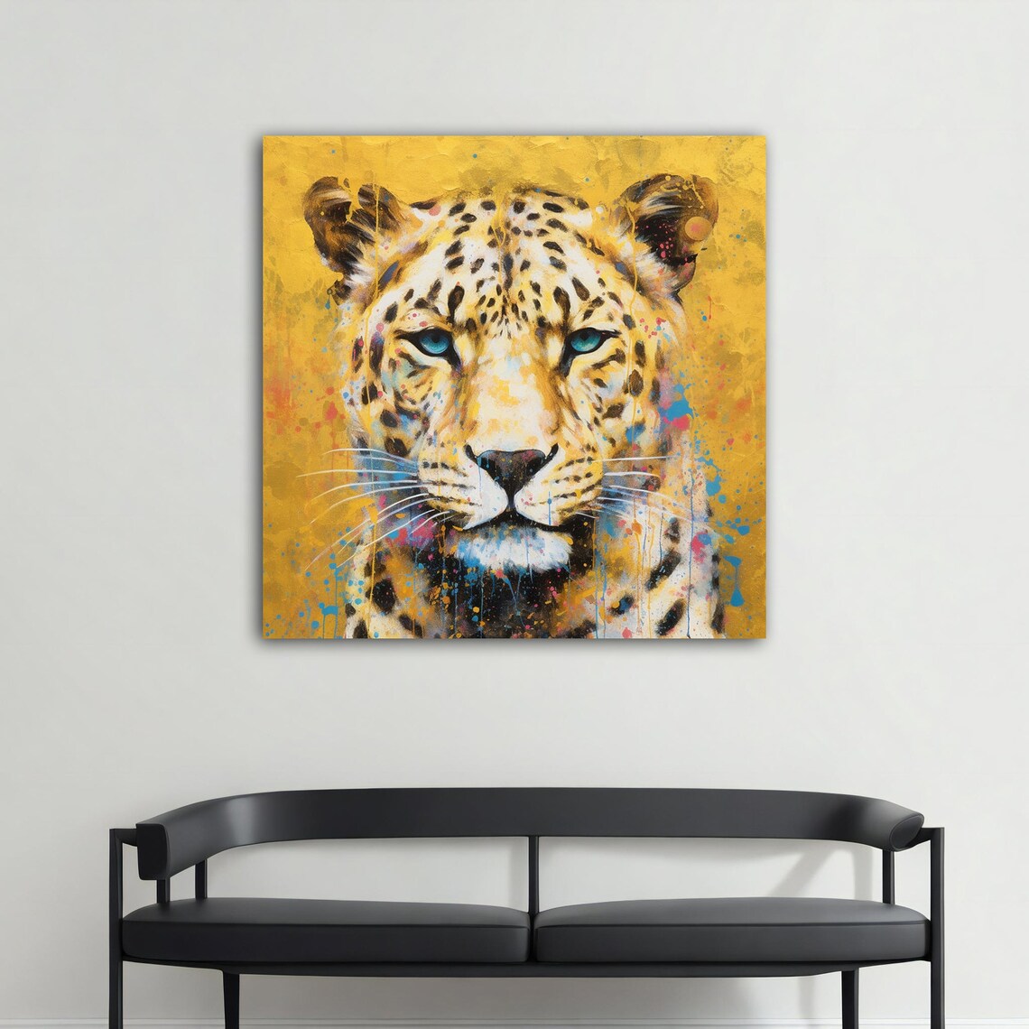 Leopard Print Colorful Leopard Art Print - Image 3