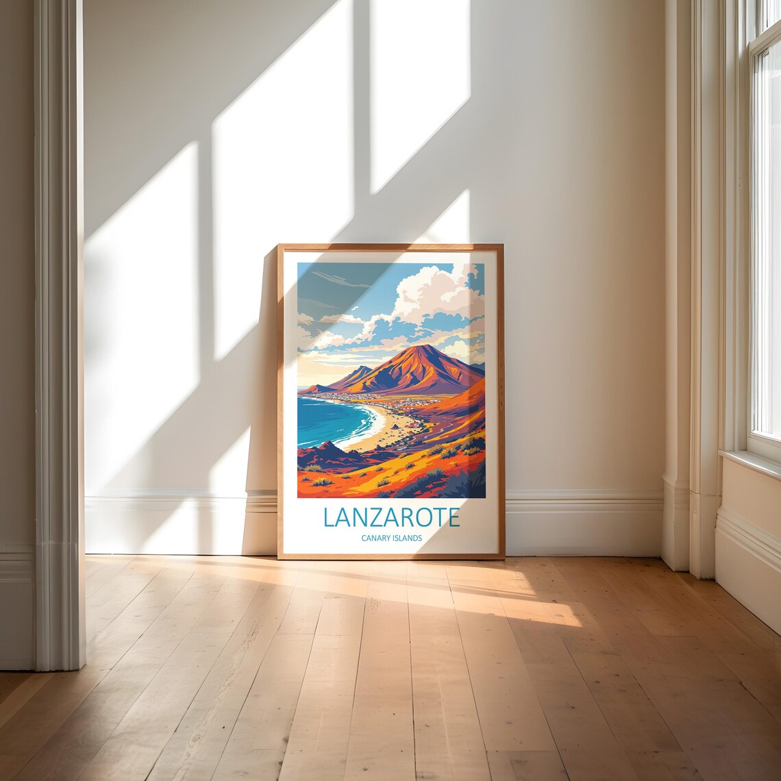 Lanzarote Travel Print Lanzarote Wall Art Canary Islands Print Lanzarote Poster Spain Print Lanzarote Gifts Spanish Print Travel Wall - Image 6