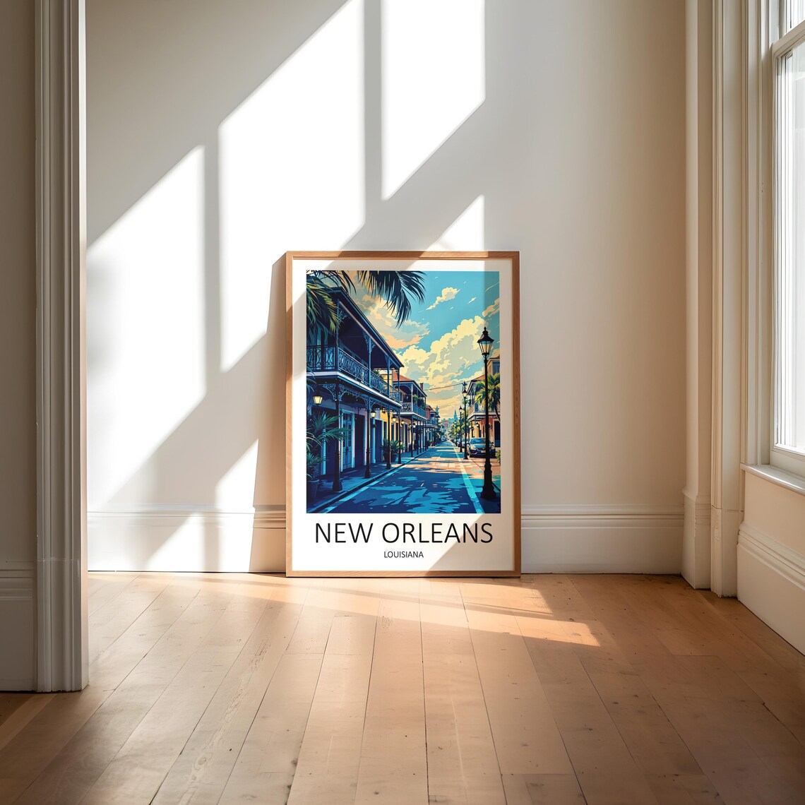New Orleans Louisiana French Quarter Street With Balconies Poster - Image 5