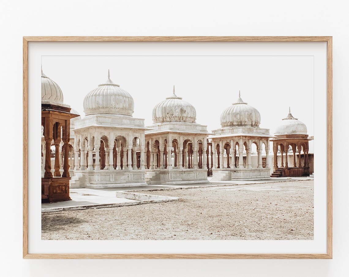 India City Print, Temple Decor Travel Poster - Image 4