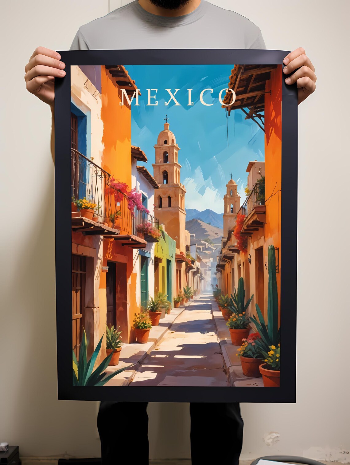 Mexico Travel Poster, Latin America Wall Art Print - Image 2