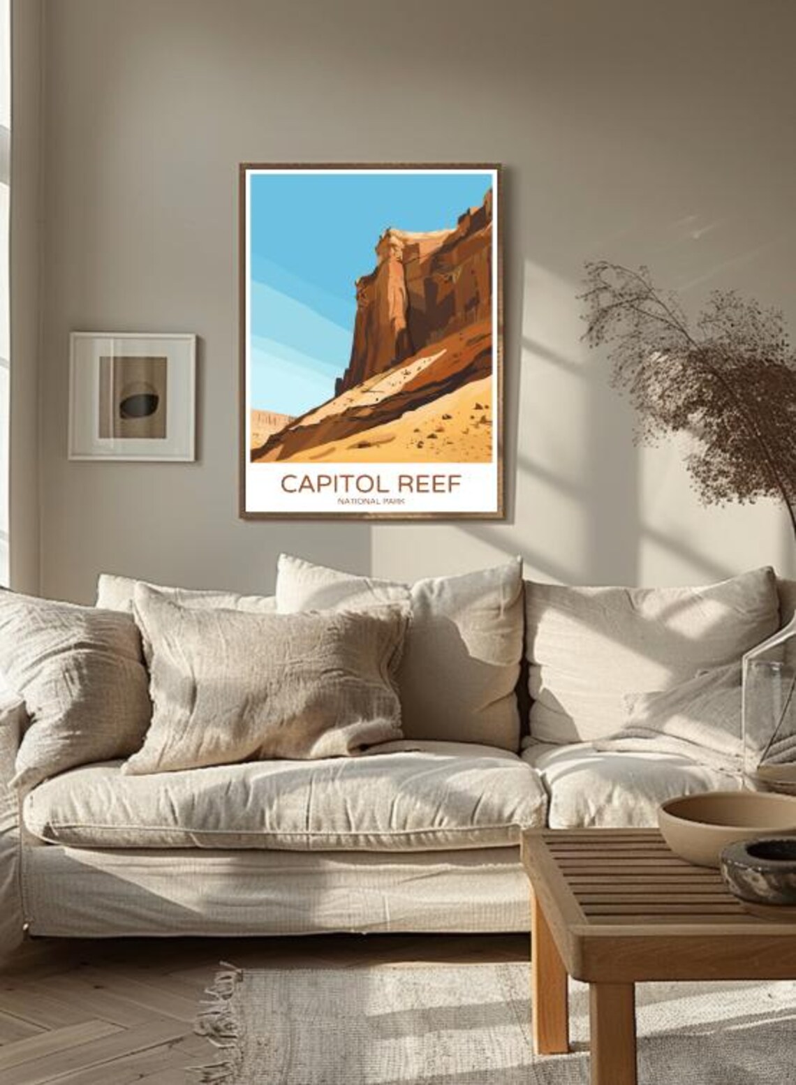 Capitol Reef National Park Red Rock Desert Canyon Travel Poster - Image 3