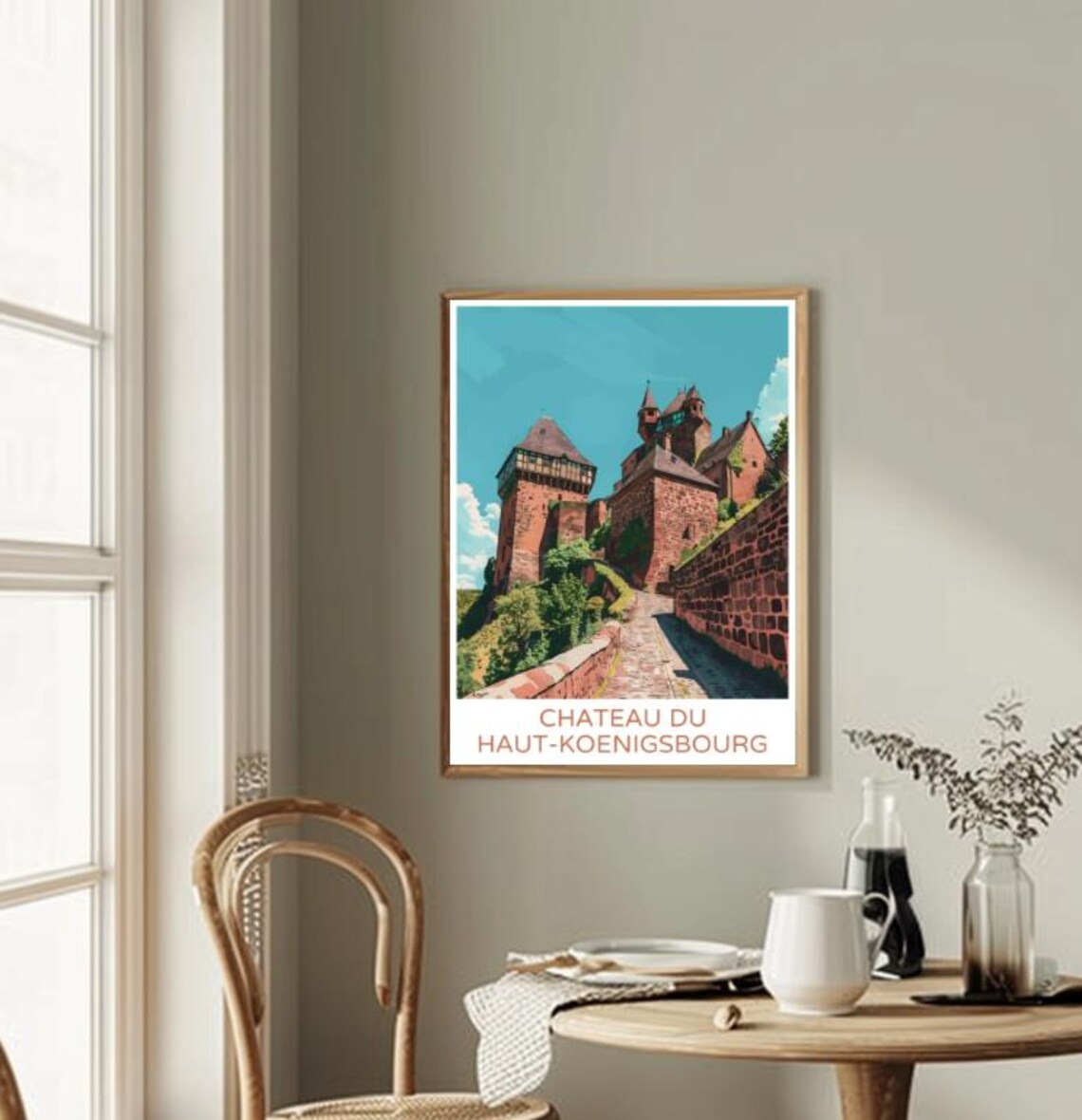 Chateau du Haut-Koenigsbourg Medieval Castle France Travel Poster - Image 2