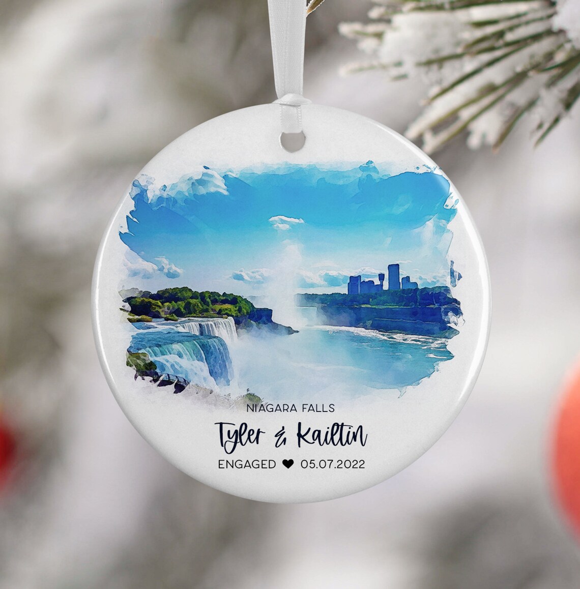 Custom Niagara Falls Travel Souvenir Art Print