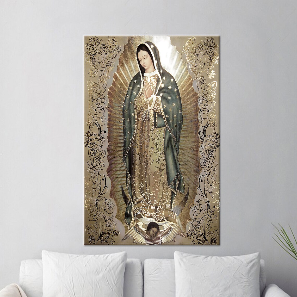 Virgin Of Guadalupe Modern Catholic Art Print