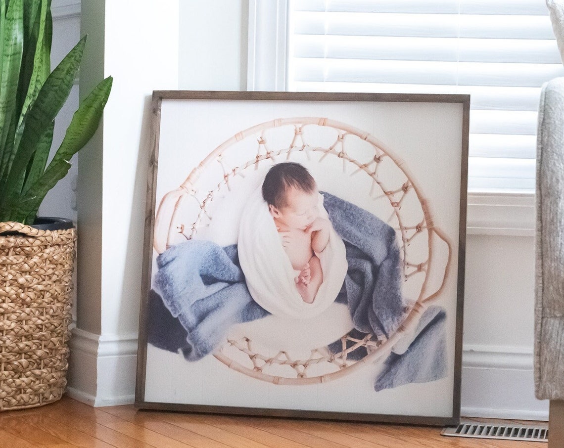 Baby Photo On Wood Wedding Portrait Family Portrait We Can Print Any Photo Wedding Photos Family Photos