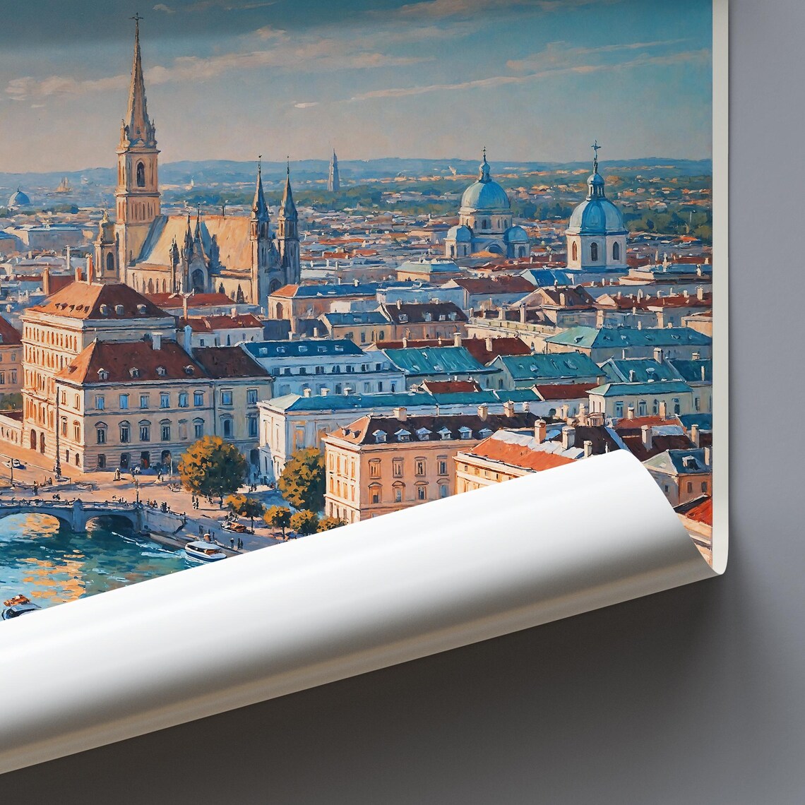 Vienna Travel Poster, Austria City Wall Art Print - Image 3