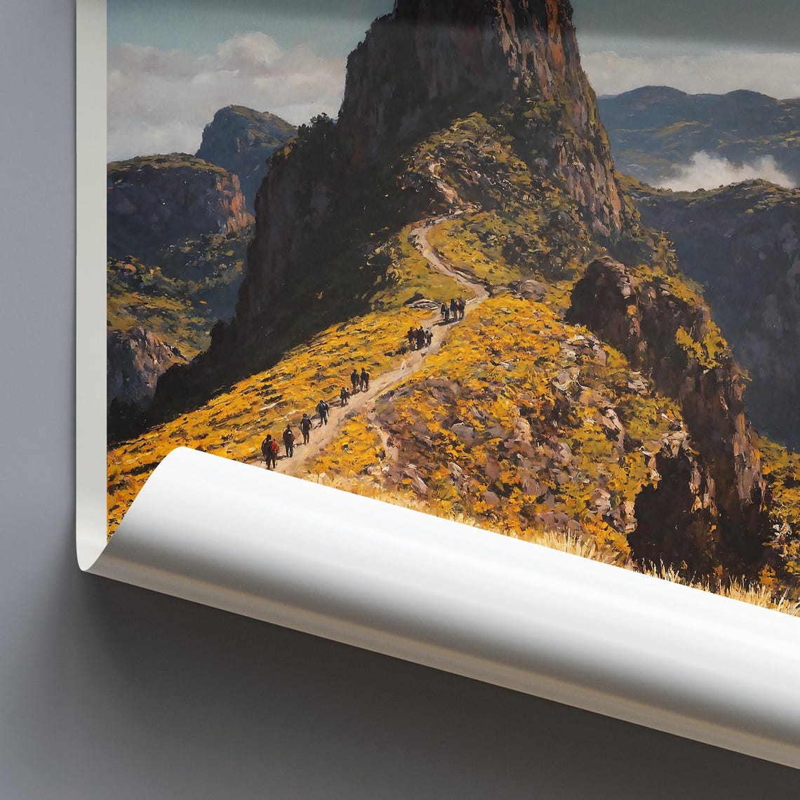 Pico Do Arieiro Madeira Mountain Hiking Trail Summit View Poster - Image 4