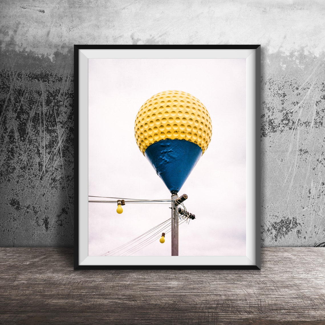 Golf Ball Original Wall Art Photo Modern Photography Unframed Decor Ready To Frame Office Art