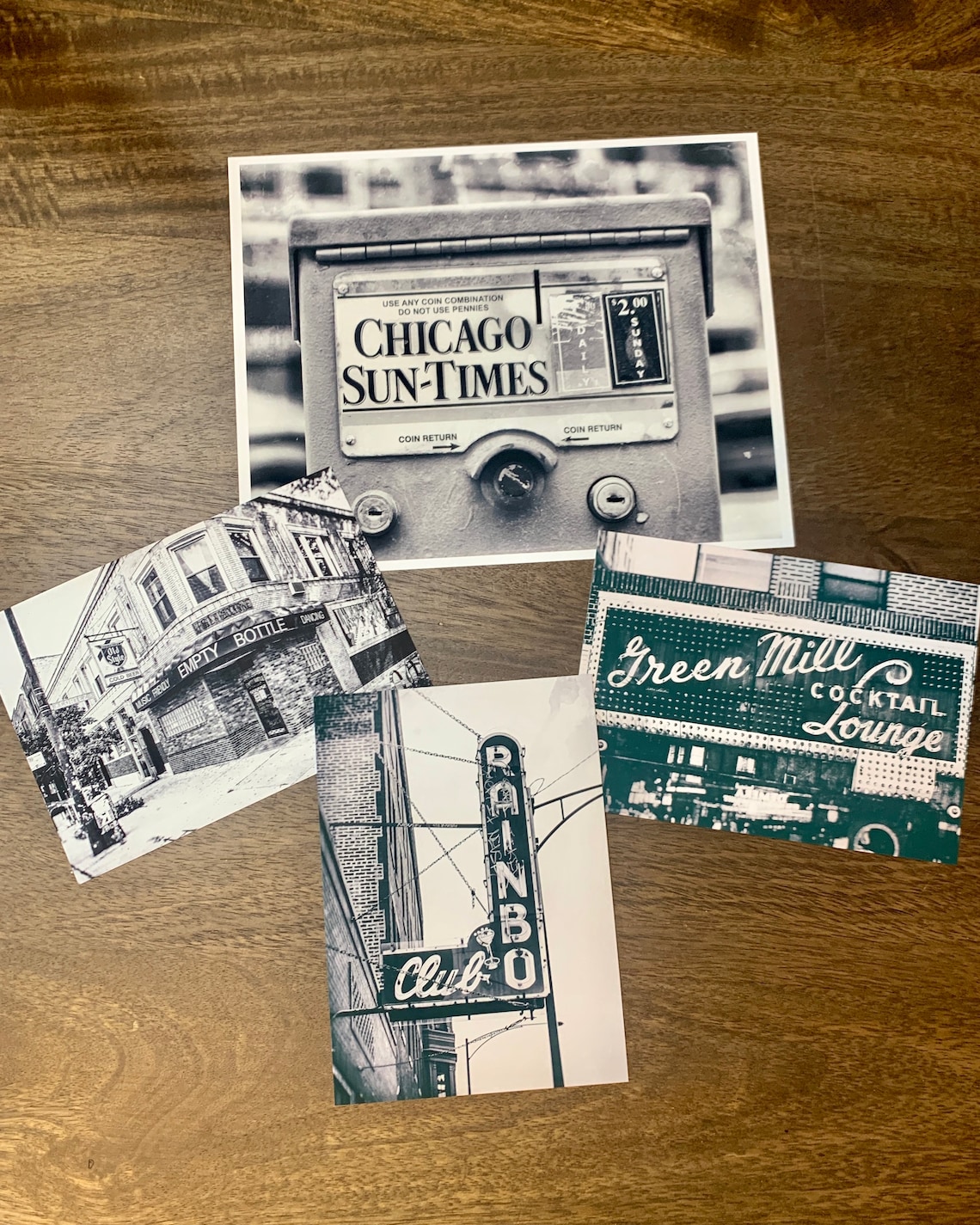 Chicago Sun-Times Newspaper Vending Box Black and White Poster - Image 2